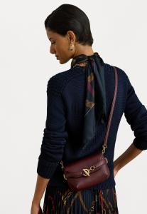 Сумка Lauren Ralph Lauren LEATHER SMALL BLAIKE CROSSBODY BAG, Dark Garnet/Bordeaux