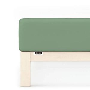 Простыня из джерси Schlafgut, зеленый