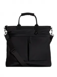 Сумка-тоут с логотипом Maison Kitsune, черный