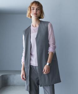 Двусторонний стеганый жилет из саржи, пригодный для стирки, из ткани T/W, с подкладкой.