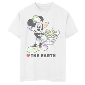 Футболка Disney's Mickey Mouse с рисунком Heart The Earth для мальчиков 8–20 лет Licensed Character