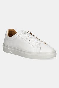 Кожаные кроссовки HACKNEY LACE Hackett London, белый