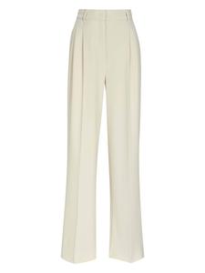 MADELEINE Широкие брюки со складками спереди в бежевом цвете