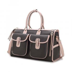 Женская сумка-тоут в стиле колор-блок MKF Collection Genevieve от Mia K, цвет Charcoal