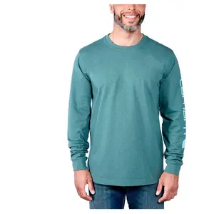 Лонгслив Carhartt Emea Sleeve Logo, синий