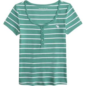 Abercrombie＆Fitch Обычная футболка женская зеленая