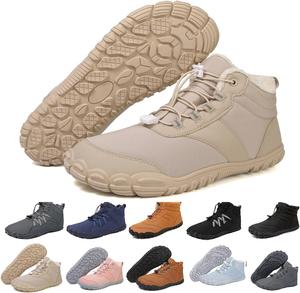Зимние походные босоножки для женщин, зимние теплые зимние ботинки для женщин и мужчин, ботинки с меховой подкладкой Zwrxw, бежевый