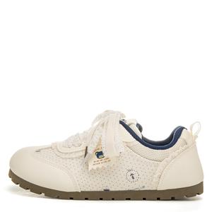 Износостойкие женские скейтерские кеды Low Top STAE, бежевый