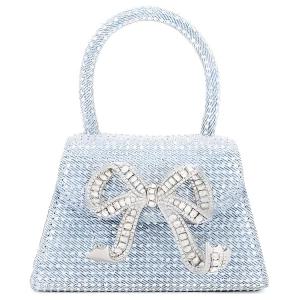 Self-portrait Декорированная джинсовая мини-сумка для селфи