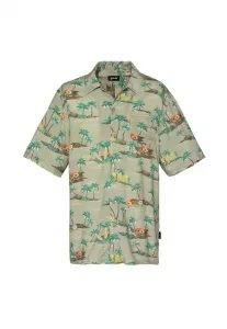 Легкая гавайская рубашка Schott, Sage