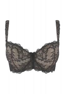 Женский кружевной бюстгальтер-балконет Og Danse des Sens Aubade, черный