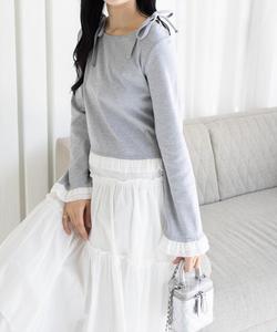 Хлопковый топ с оборками, скроенный и сшитый по фигуре.