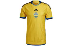 Футболка домашняя Швеция 22 Adidas, восточно-желтая