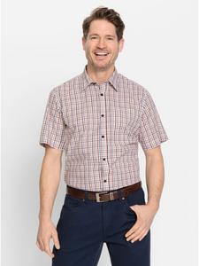 Рубашка с короткими рукавами темно-синего и бордового цветов WITT WEIDEN