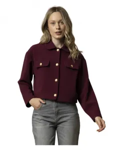 Стильный жакет с воротником на пуговицах. Kocca, красный