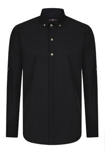 Рубашка на пуговицах классического кроя Jimmy Sanders, черный
