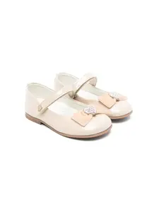 Балетки с бантом ANDANINES, нейтральный