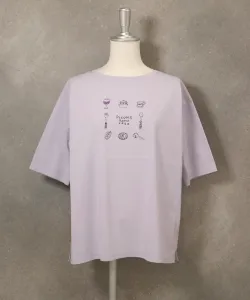 Футболка с принтом Studio Picone, цвет Light Purple(079)