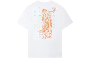 Футболка серии Badminton для мужчин, белая Lining, белый