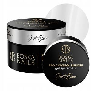 Наращивающий УФ-гель для ногтей, 30 мл Boska Nails, Pro Control Builder Just Clear