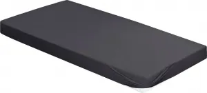 Простыня на резинке JACK с эластичными краями, мако-сатин, 100x200 / 140x200 / 180x200 см, однотонная, разные цвета, цвет: антрацит, размер: 100x200 см Jack