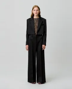 Женские брюки-костюм из атласа Claudie Pierlot, черный