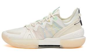 Баскетбольные кроссовки Burning Battle 2.0 мужские с низким верхом цвета слоновой кости 361°
