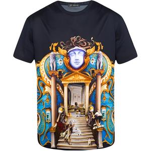 VERSACE Футболка мужская черная