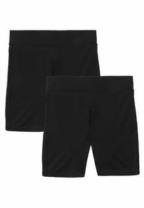 Шорты 2Pk Girls' Cotton With Stretch School Marks & Spencer, черные
