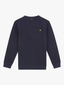 Детская флисовая толстовка с круглым вырезом Lyle & Scott, Z271 Dark Navy