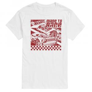 Мужская футболка с графическим рисунком Hot Wheels Made To Race, белый