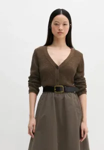 Кардиган с длинными рукавами и v-образным вырезом Marc O'Polo, Burnt Coffee Melange