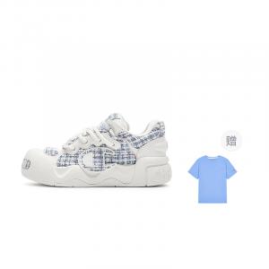 Puffy Shoes AutoSkate V1 низкие скейтерские туфли женские балетный голубой/молочный белый Champion