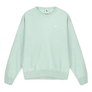 Толстовка Nike Solid Color Round Neck Long Sleeves Pullover Green Light green, зеленый