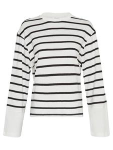 Свитер MOSS COPENHAGEN, белый/черный