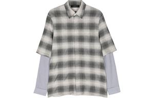 Футболка AMIRI с микс-принтом, многослойная, черная