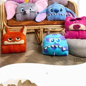 Плед, плед и флисовый плед Disney, серый