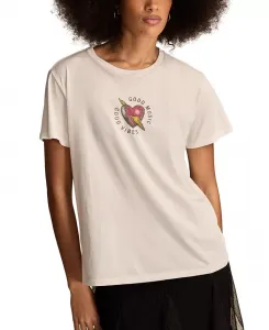 Женская футболка Good Music Good Vibes Lucky Brand, белый