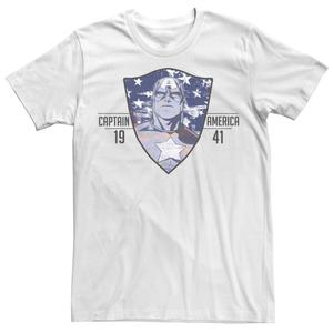 Мужская футболка с изображением Капитана Америки и щита 1941 года Marvel