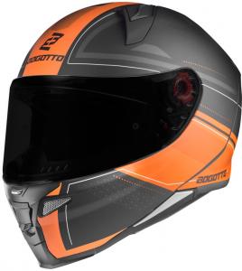 Шлем Bogotto ff110 cinder, Black Matt/Orange