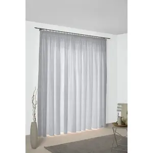 Штора Torbole с присборенной лентой, 1 шт. Wirth, серый