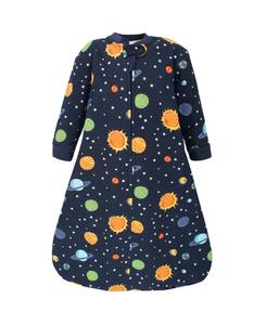 Высококачественная стеганая футболка с длинными рукавами для комфортного сна и ношения Hudson Baby, Solar system