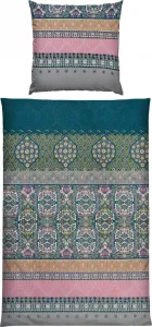 Постельное белье , синее, 1x 155x220 см + 1x 80x80 см Erwin Müller