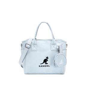 Сумка из ткани, наплечная сумка, кроссбоди унисекс разноцветная KANGOL, черный