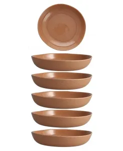 Меламиновые миски Sandia Coupe, набор из 6 штук Fortessa, adobe