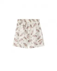 Детские хлопковые шорты-зонтики для малышей - для маленьких и больших детей. Burberry, бежевый