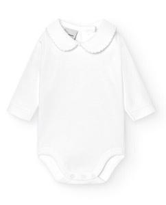 Комплект из 2 детских боди из пике с воротником-поло Babidú, синий