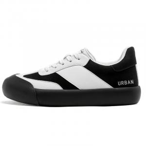 Кроссовки URBAN AUTHENTIC Skateboarding Shoes Unisex Low-top, белый/черный