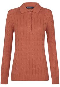 Тонкий вязаный свитер Felix Hardy Sweater, цвет dark orange