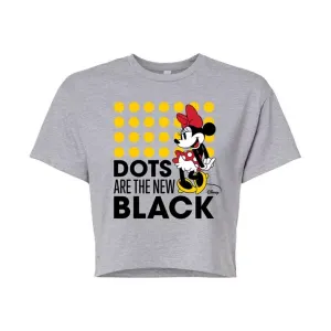 Футболка с принтом "Minnie Mouse" в горошек для девочек Disney, серый